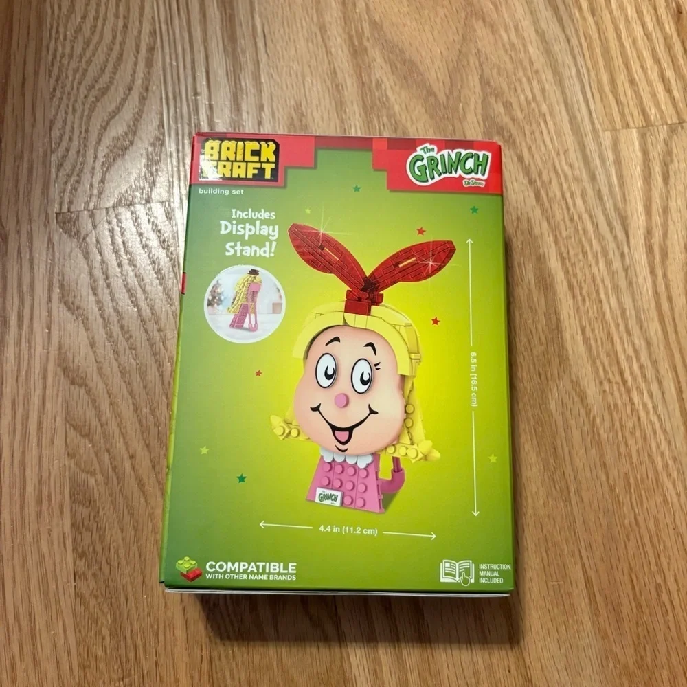 Brick Craft The Grinch Cindy-Lou Sparkling Decoration Building Set NEW